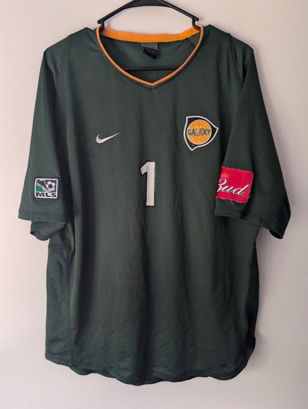 Vintage LA Galaxy Adidas Training Jersey Men's XL Green Rare